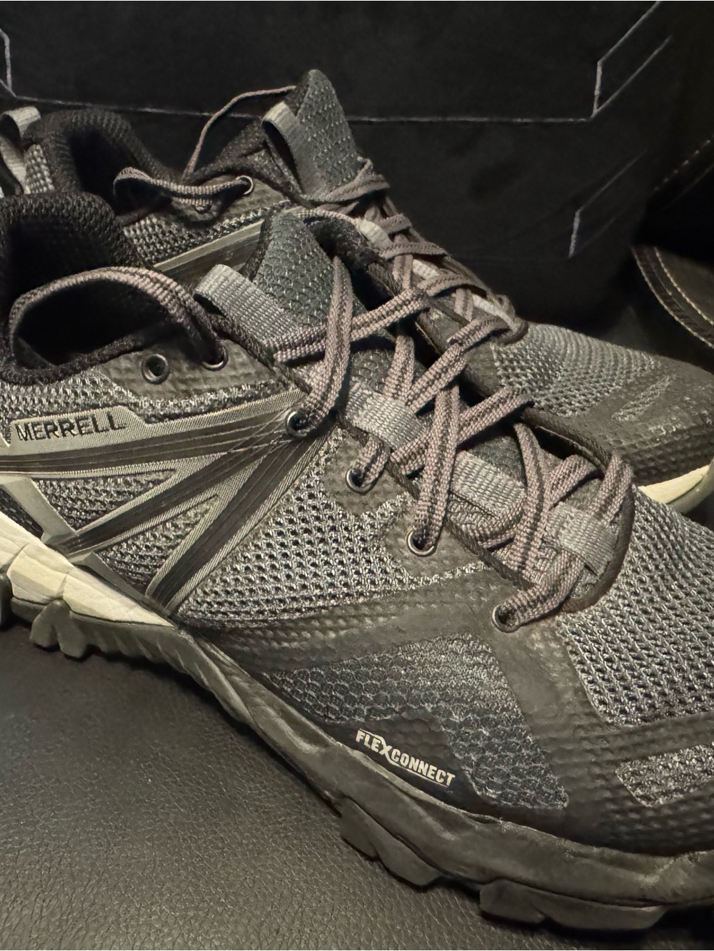 Merrell Men's Dark Gray Trail Running Shoes - FlexConnect